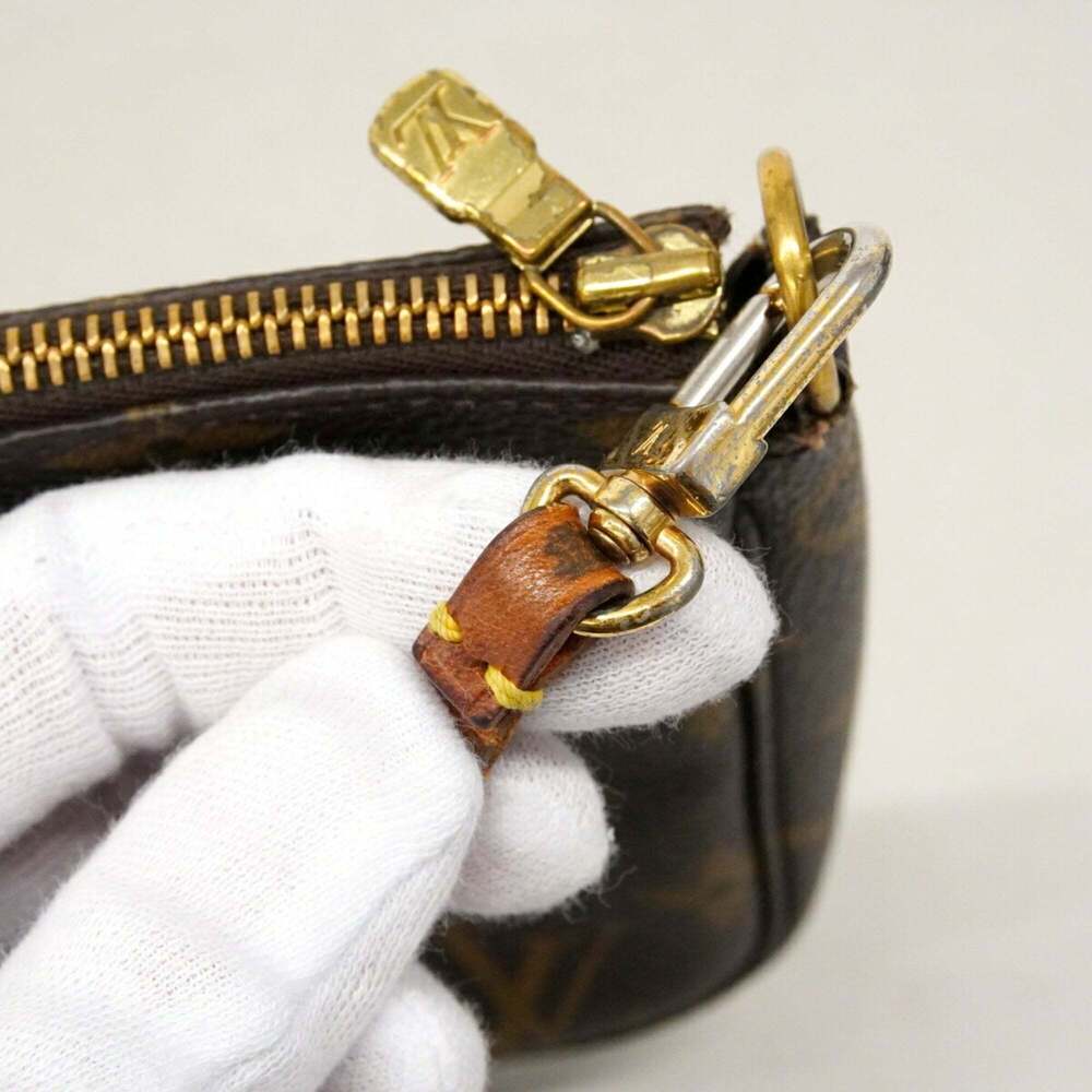 LOUIS VUITTON Brown Monogram Pochette Pouch - Picture 8 of 10